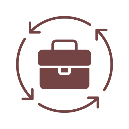 Ícone de setas de transição